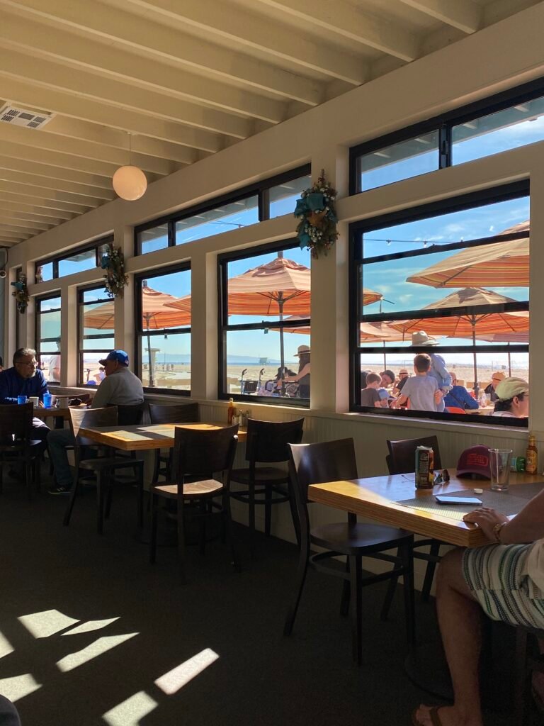 back On Cafe at Annenberg Beach House inside view
